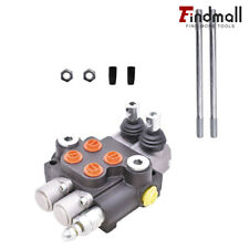 Findmall Hydraulic Control Valve Double Acting 13 Gpm 2 Spool 3600 Psi Sae Ports