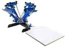 Screen Printing Press 4 Color 1 Station Removable Screen Printing Machine