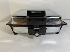 Vintage Toastmaster Waffle Iron Maker Griddle 269c Chrome Reversible Plates