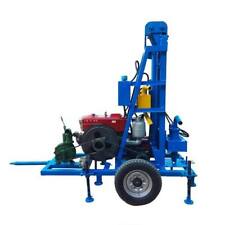 2024 Commercial Industrial Portable Diesel Drilling Rig For Water Well 120m 22hp