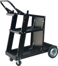 Universal Welding Cart Trolley W3 Shelve Storage Tray For Mig Tig Plasma Welder