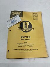 Shop Manual For It Series 950 990 995 770 880 Super 99gmtc Tractors For Oliver