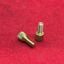 Solid Brass Knurled Thumb Screw - 8-32 - Unc - Qty 25
