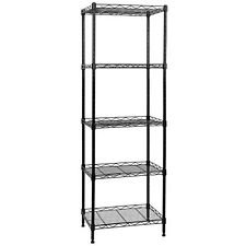 Sunlph 5-tier Wire Shelving Adjustable Shelves Unit Metal Storage Rack For La...