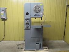 Doall Model Ml Vertical Bandsaw 16 Variable Speed Band Saw 3 Ph