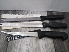 Vintage The Tv Knife 2 Sharp As A Razor Flex Surgical S.s. Pro Filet Knife