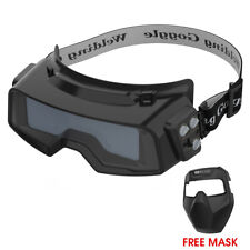 True Color Auto Darkening Welding Goggles Glasses For Grind Weld Cut