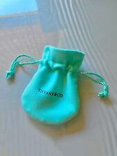Tiffany Co Empty Packaging Small Bluedrawstring Closure Jewelry Pouch- New