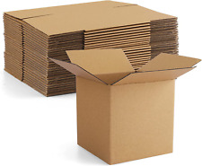 5x5x5 Cardboard Box Mailers 25 Pack Brown Cube Corrugated Small Shipping Boxes