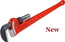 1x Ridgid 31035 Heavy-duty Straight Pipe Wrench 36 Sturdy Plumbing Wrench Red