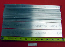 8 Pieces 18 X 1-12 Aluminum 6061 Flat Bar 12 Long Extruded Mill Bar Stock