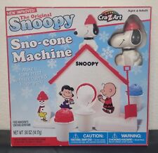 The Original Snoopy Sno-cone Machine Snow Cone Maker Shaved Ice Peanuts 2013 New