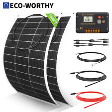 100w 300w Watt 12v Portable Flexible Solar Panel Kit Rv Camping Off-grid Rooftop