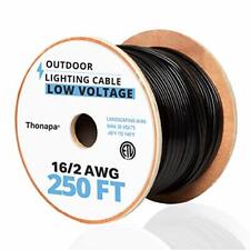 162 Low Voltage Landscape Wire 250 Ft - Black Outdoor Low-voltage Cable