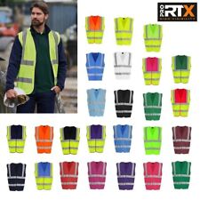 Prortx High Visibility Waistcoat Rx700-mens Impaired Hi-vis Safety Vest Jacket