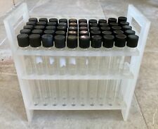 Bel-art Rack With Test Tubes Caps 16mm 50 Places 8 X 4 X 8 In. Poly-p