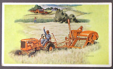 Vintage Allis Chalmers All-crop Harvester Factory Advertising Postcard Farming