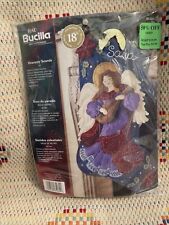 Bucilla Heavenly Sounds Angel Felt Christmas Stocking Kit 85269 2005 18