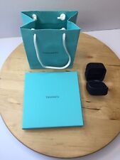 Lot Tiffany Co Empty Replacement Jewelry Box W Cloth Gift Bag Ring Box