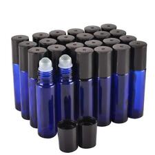 24 Pack10 Ml Blue Glass Essential Oil Roller Bottle Removable Glass Roller