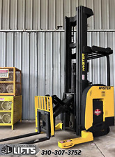 Hyster N35zr-16.5 Standup Electric Reach Truck Forklifts 302 Mast Low Hours