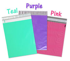 12x15.5 Poly Mailers Pink Purple Teal 12x15 Envelopes Plastic Shipping Bags