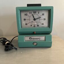 Acroprint Time Clock Recorder Usa Model 125nr4 - Needs Maintenance No Key