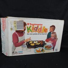 Vtg 1991 Toastmaster Kiddle 876 Non Stick Griddle With Fun Forms Kids Cooking