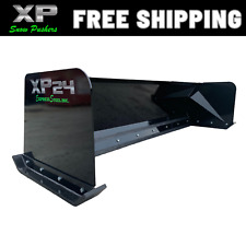 8 Xp24 Black Snow Pusher - Skid Steer Loader Free Shipping