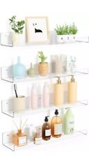 Upsimples Clear Acrylic Shelves For Storage 15 Floating Shelves Wall. M121