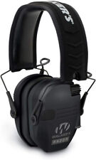 Walkers Razor Slim Electronic Quad Muff With Black Without Bluetooth