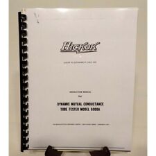 Hickok Tube Tester 6000a Manual