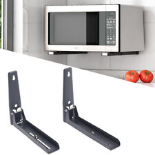 Heavy Duty Microwave Bracket Wall Mounted Rack Stainless Steel Shelf Adjustable