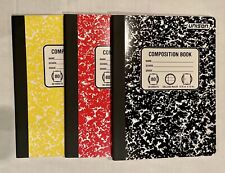 Unison Composition Book For School-80 College Ruled Sheets Qty 3 New