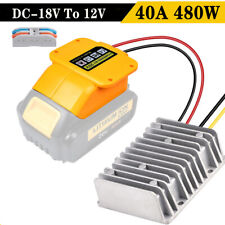 Step Down Dc 18v To 12v 40a 480w Voltage Regulator Converter For Dewalt Battery