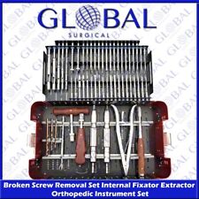 Broken Screw Removal Set Internal Fixator Extractor Orthopedic Instrument Set
