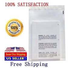 100 12x16 Self Seal Suffocation Warning Clear Poly Bags 1.5 Mil - St Shipmailers