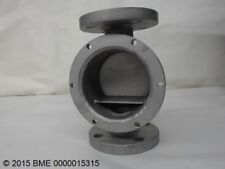 Flanged Stainless Steel Fitting 1-12 Bore With 2 Each 4 Bolt Flanges