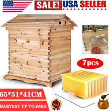 Auto Langstroth Bee Hive Boxes Bee Hives Wooden 7x Bee Hive Frames Beekeeping Us