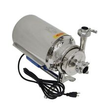 3tonh Sanitary Centrifugal Pump Food Pump 110v 750w Inlet 1.49 Outlet 1.26