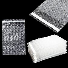 100 4x7.5 Bubble Bagsprotective Bubble Out Wrap Pouches Self-seal