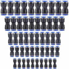 50 Pcs Straight Push Connectors Air Line Fittings For 532 14 516 38 12 Inch