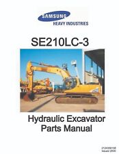 Samsung Se210lc-3 Hydraulic Excavator Parts Manual