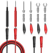 16pcs Multimeter Test Leads Kit Replacement Test Wire Set With Alligator Clips B