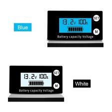 Battery Meter With Alarm Capacity Voltage Monitor Dc 12v24v36v48v60v72v