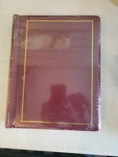 Wilson Jones Looseleaf Minute Book Red Leather-like Cover 250 Unruled Pages 8