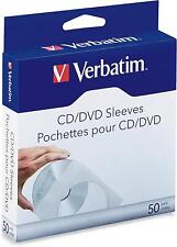 Cddvd Paper Sleeves-with Clear Window 50pk