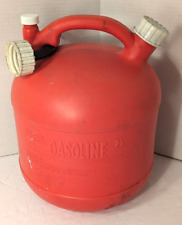 Vintage Eagle 2 12 Gallon Round Plastic Gas Can Pg3 Vented With Spout Cap