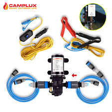 Camplux 12v Water Pump 6lmin 65 Psi High Pressure Rv Boat Gas Hot Water System