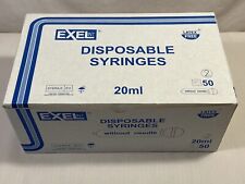20ml Syringe Sterile With Luer Lock Tip 50 Syringe No Needle Individually Sealed